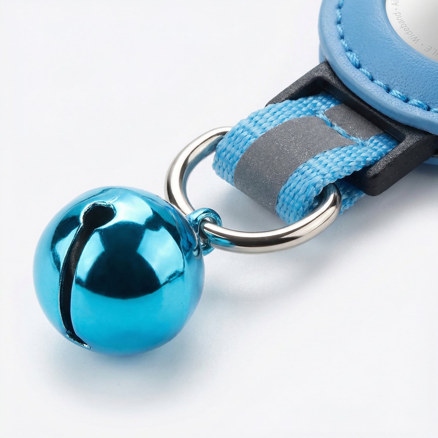 SafeReturn Reflective AirTag Holder Cat Collar