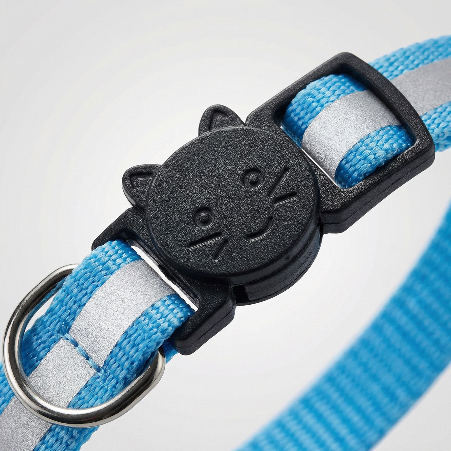 SafeReturn Reflective AirTag Holder Cat Collar