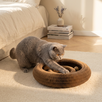 Wildkurl™ — Modular Cat Scratcher, Track & Bed